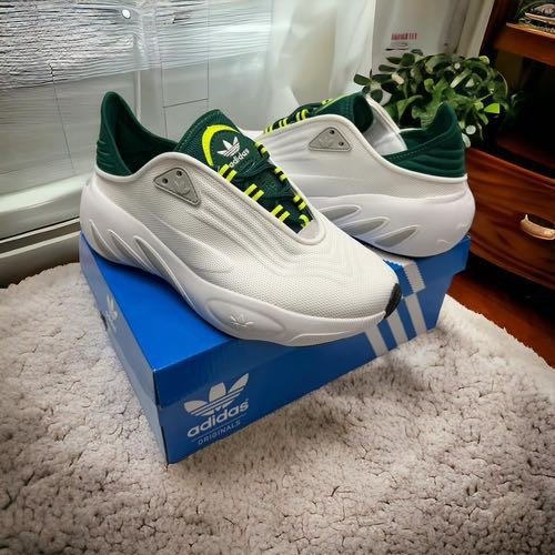 First Copy Shoes Adifom SLTN White Green-4